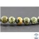 Perles en jaspe rhyolite - Rondes/10 mm