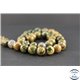 Perles en jaspe rhyolite - Rondes/12 mm