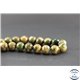 Perles en jaspe rhyolite - Rondes/12 mm