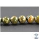 Perles en jaspe rhyolite - Rondes/12 mm