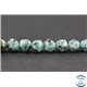 Perles facettées en jaspe sésame - Pépites/6 mm