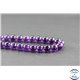 Perles en améthyste dark d'Uruguay - Rondes/8mm - Grade AA