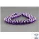 Perles en améthyste dark d'Uruguay - Rondes/8mm - Grade AA