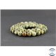 Perles facettées en jaspe rhyolite - Rondes/8 mm