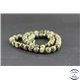 Perles en jaspe rhyolite - Rondes/8 mm