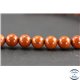 Perles en jaspe rouge - Rondes/8 mm - Grade A