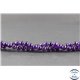 Perles en améthyste - Rondes/6 mm - Améthyste dark - Grade AA