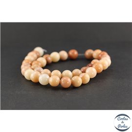 Perles en aventurine rose - Rondes/10mm