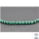 Perles semi précieuses en malachite - Rondes/4 mm - Grade A