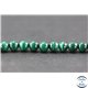 Perles semi précieuses en malachite - Rondes/4 mm - Grade A