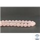 Perles en quartz rose de Madagascar - Rondes/10 mm - Grade AA