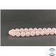 Perles en quartz rose de Madagascar - Rondes/10 mm - Grade AA