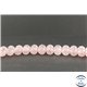 Perles en quartz rose de Madagascar - Rondes/10 mm - Grade AA