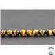 Perles en oeil de tigre - Rondes/6 mm - Grade AA