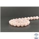 Perles en quartz rose de Madagascar - Rondes/12 mm - Grade AB