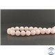Perles en quartz rose de Madagascar - Rondes/12 mm - Grade AB