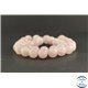 Perles en quartz rose de Madagascar - Rondes/12 mm - Grade AB