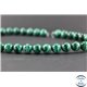 Perles en malachite - Rondes/10 mm - Grade AB