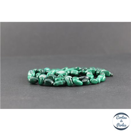 Perles en malachite - Nuggets/9-13 mm