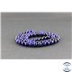 Perles en oeil de tigre bleu roi - Rondes/6 mm - Grade A