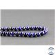 Perles en oeil de tigre bleu roi - Rondes/6 mm - Grade A