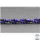 Perles en oeil de tigre bleu roi - Rondes/6 mm - Grade A