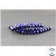 Perles en oeil de tigre bleu roi - Rondes/6 mm - Grade A