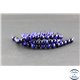 Perles en oeil de tigre bleu roi - Rondes/6 mm - Grade A