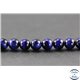 Perles en oeil de tigre bleu roi - Rondes/6 mm - Grade A