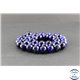 Perles en oeil de tigre bleu roi - Rondes/10 mm - Grade A