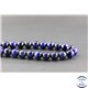 Perles en oeil de tigre bleu roi - Rondes/10 mm - Grade A