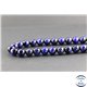 Perles en oeil de tigre bleu roi - Rondes/10 mm - Grade A