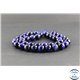 Perles en oeil de tigre bleu roi - Rondes/10 mm - Grade A