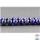 Perles en oeil de tigre bleu roi - Rondes/10 mm - Grade A