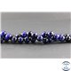 Perles en oeil de tigre bleu roi - Rondes/10 mm - Grade A