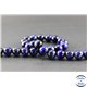 Perles en oeil de tigre bleu roi - Rondes/10 mm - Grade A