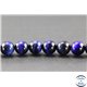 Perles en oeil de tigre bleu roi - Rondes/10 mm - Grade A