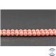 Perles en rhodochrosite d'Argentine - Rondes/6 mm - Grade AA