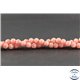 Perles en rhodochrosite d'Argentine - Rondes/6 mm - Grade AA