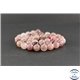 Perles en quartz fraise - Rondes/10 mm