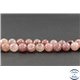 Perles en quartz fraise - Rondes/10 mm