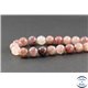 Perles en quartz fraise - Rondes/10 mm