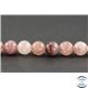 Perles en quartz fraise - Rondes/10 mm