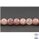 Perles en quartz fraise - Rondes/10 mm