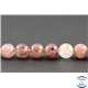 Perles en quartz fraise - Rondes/10 mm