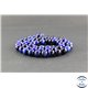 Perles en oeil de tigre bleu roi - Rondes/8 mm - Grade A