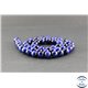 Perles en oeil de tigre bleu roi - Rondes/8 mm - Grade A