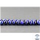 Perles en oeil de tigre bleu roi - Rondes/8 mm - Grade A