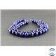 Perles en oeil de tigre bleu roi - Rondes/8 mm - Grade A