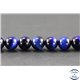 Perles en oeil de tigre bleu roi - Rondes/8 mm - Grade A